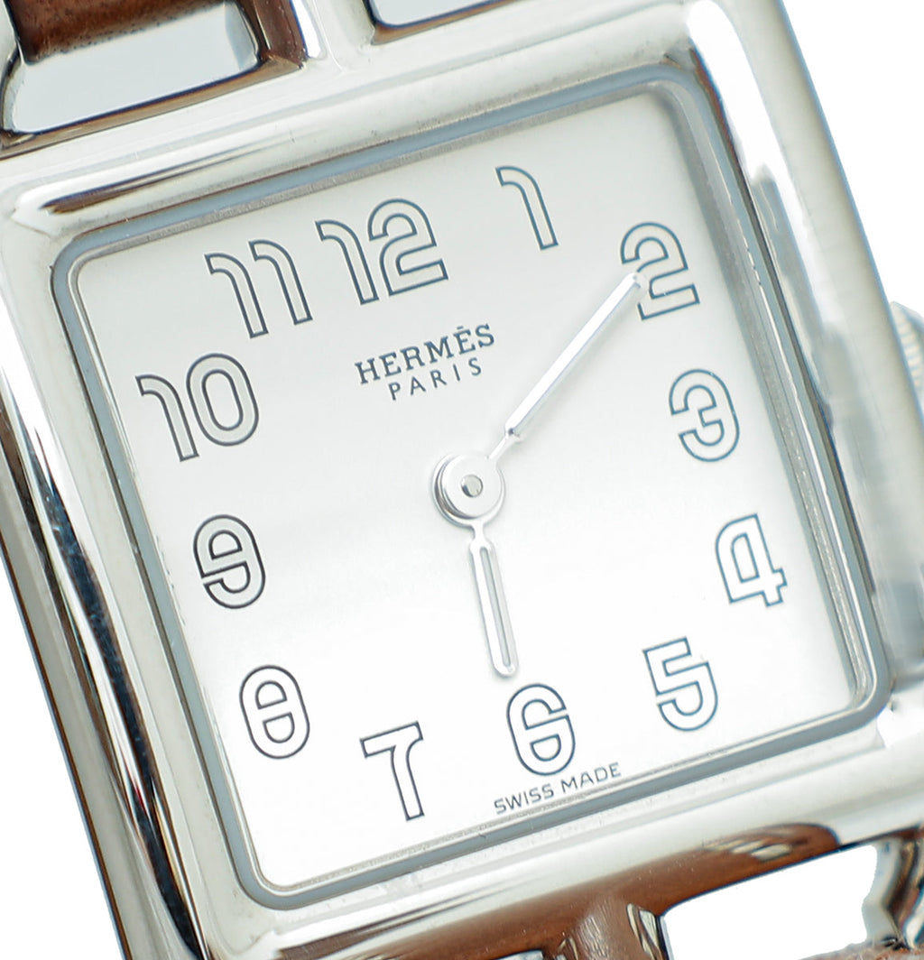 Hermes Stainless Steel Cape Cod 37mm Small Model Watch