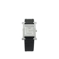 Hermes Stainless Steel Heure H Diamond, Small model, 25 mm Quartz Watch