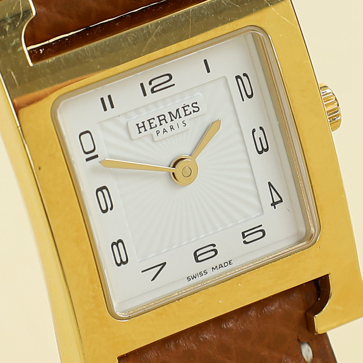 Hermes Stainless Steel Heure H 25 mm Watch, Small Model