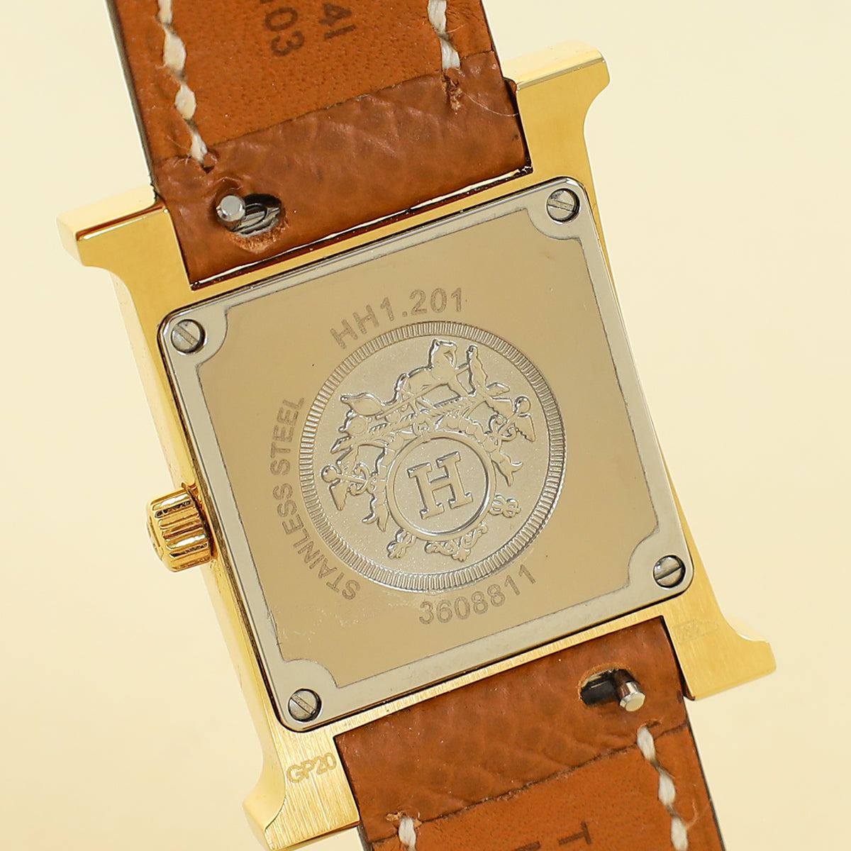 Hermes Stainless Steel Heure H 25 mm Watch, Small Model