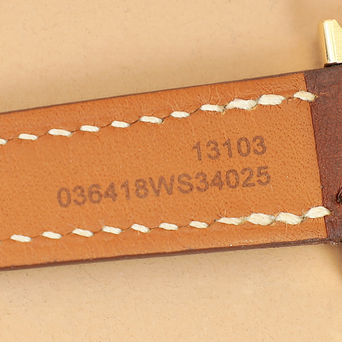 Hermes Yellow Gold Plated Heure H Mini Model 21mm Quartz Watch