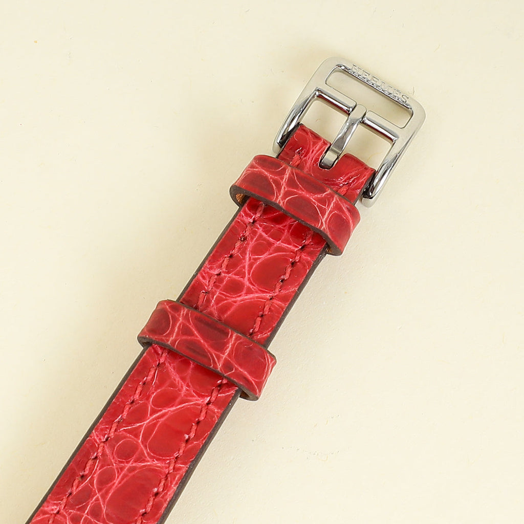 Hermes Stainless Steel Heure H 17mm Quartz Movement Watch