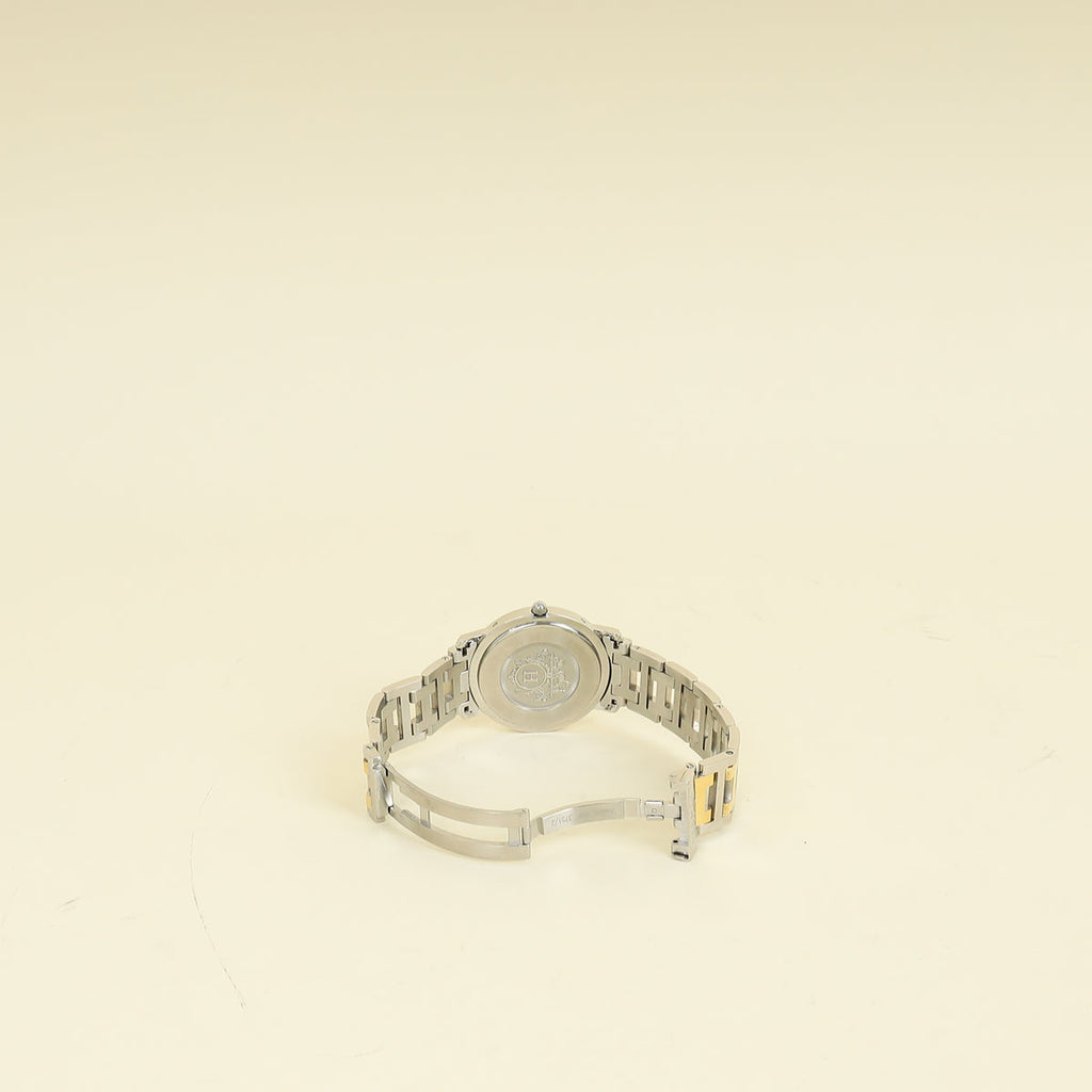 Hermes Stainless Steel Clipper Combination 36mm Quartz Watch