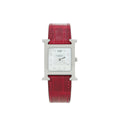Hermes Steel MOP Diamond Heure H Quartz 25mm Small Watch