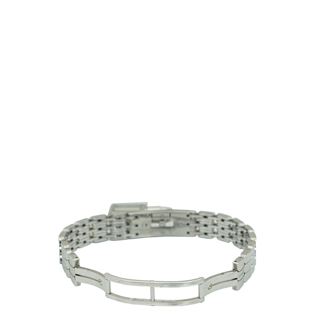 Hermes Stainless Steel MOP Diamond Mini Model, 16mm Quartz Kelly Watch