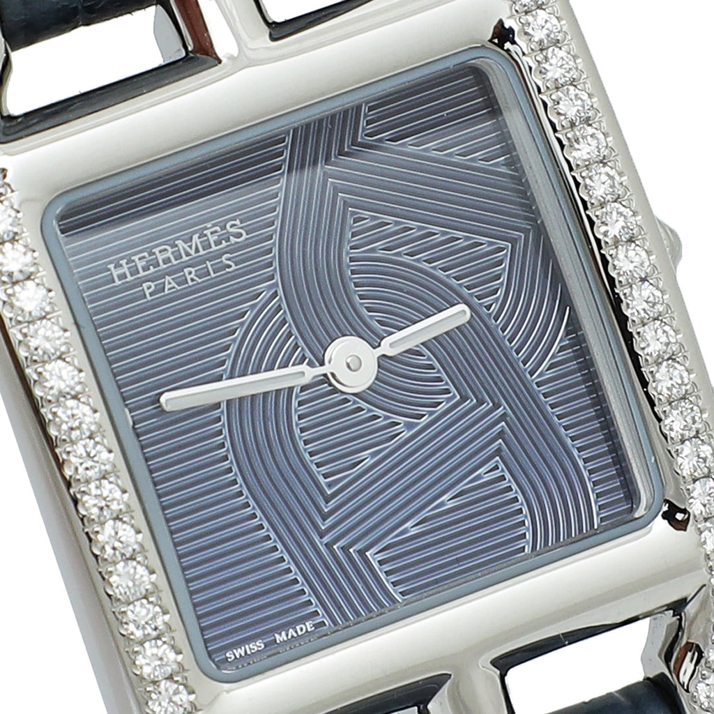 Hermes ST.ST Diamond Cape Cod Small Model 31mm Quartz watch