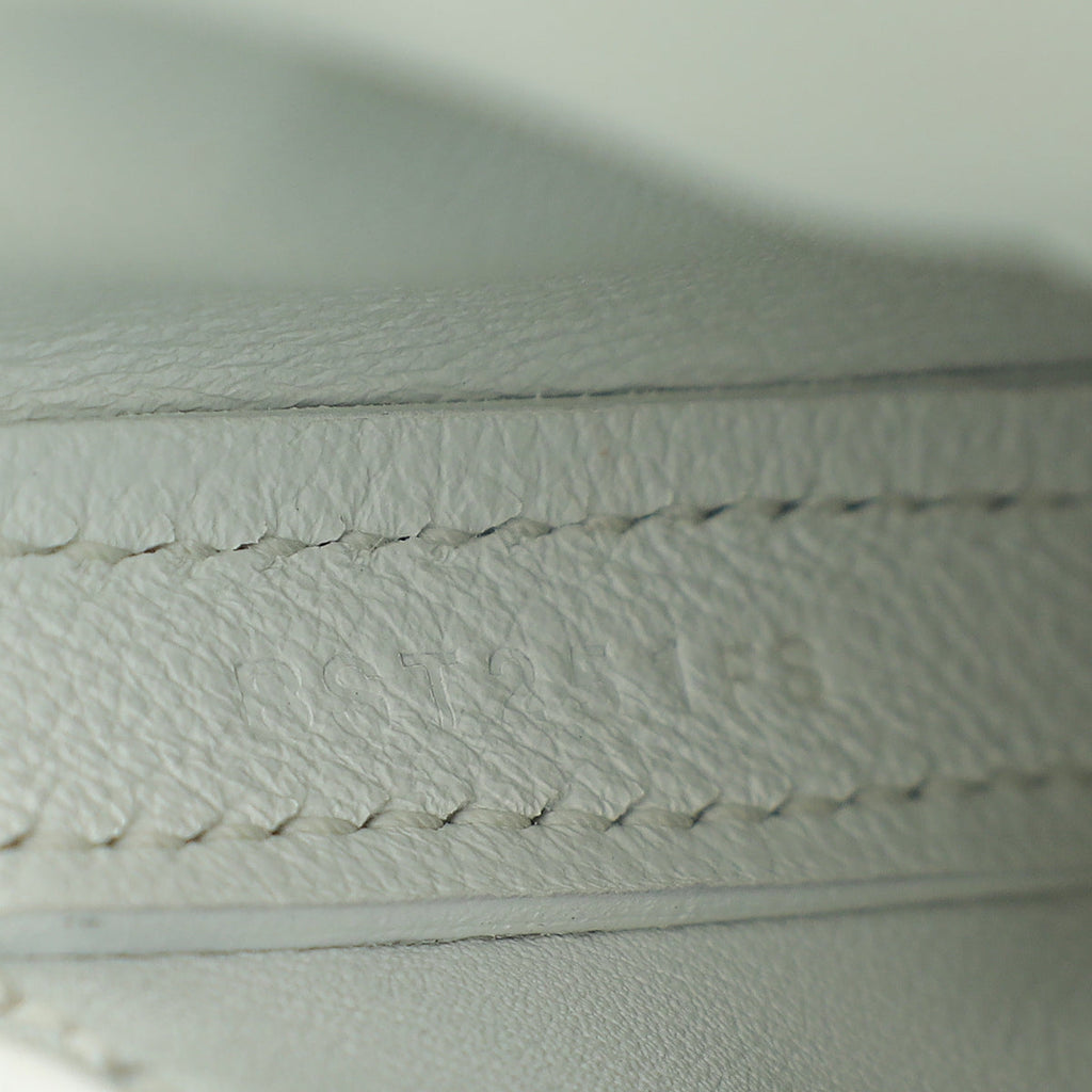 Hermes New White 24/24 21  Mini Evercolor, Swift Leather Bag