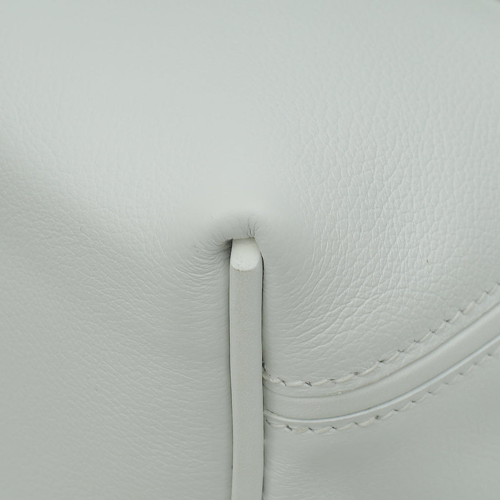 Hermes New White 24/24 21  Mini Evercolor, Swift Leather Bag