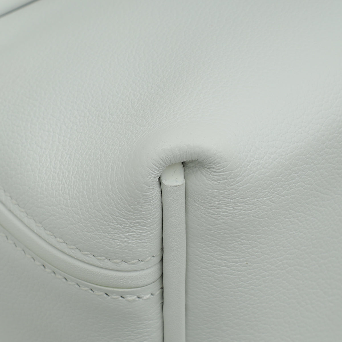 Hermes New White 24/24 21  Mini Evercolor, Swift Leather Bag