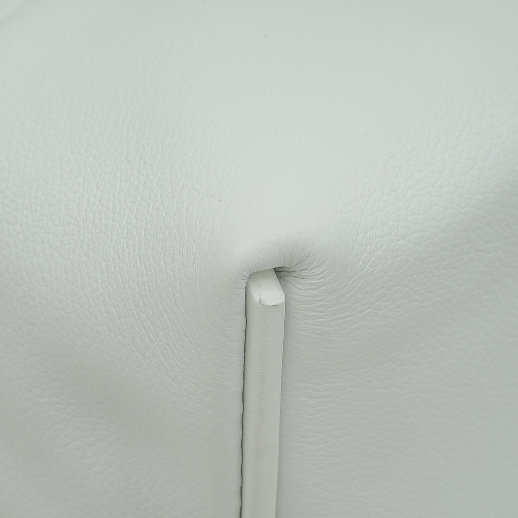 Hermes New White 24/24 21  Mini Evercolor, Swift Leather Bag