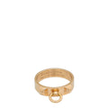 Hermes 18K Rose Gold Collier de Chien Small Model Ring 56