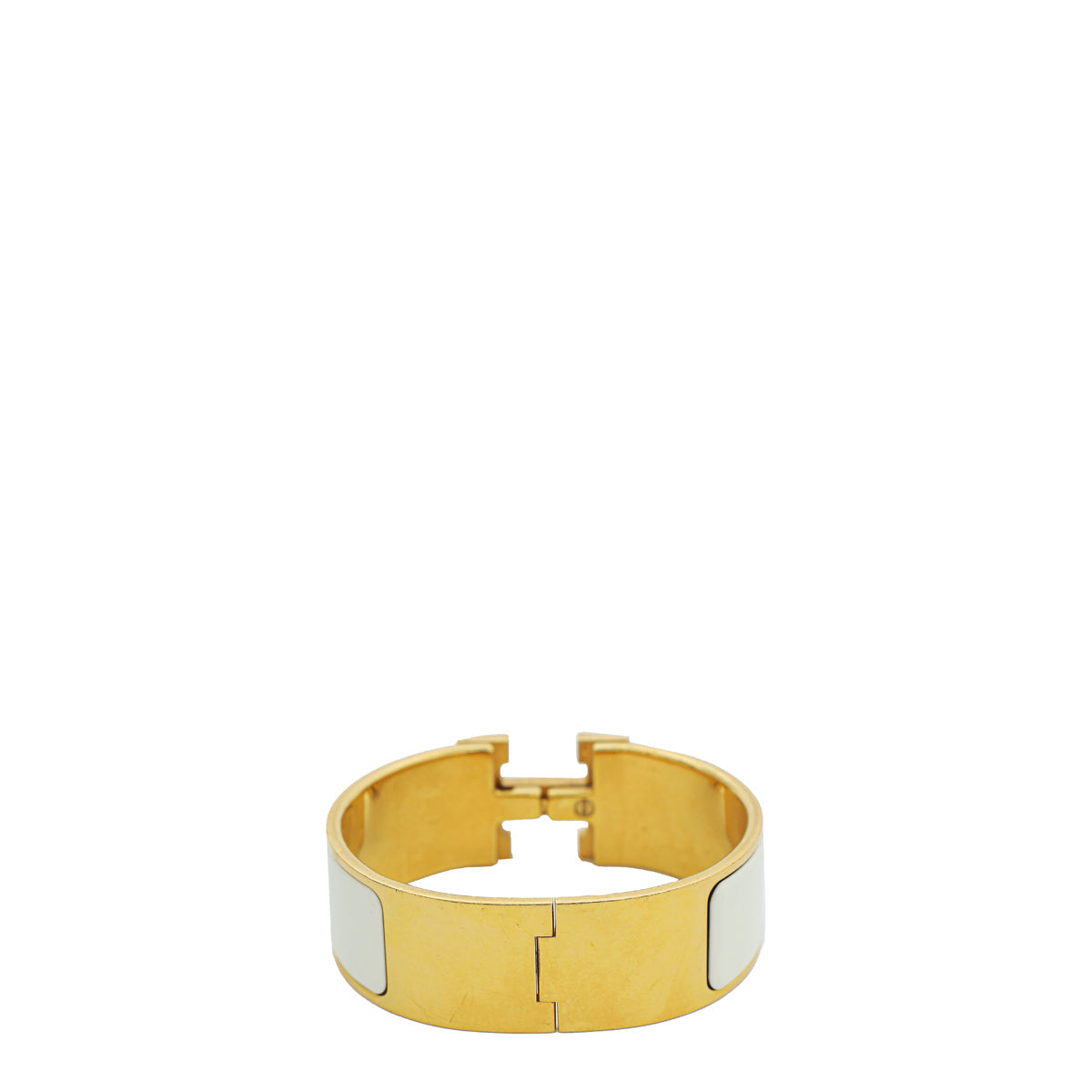 Hermes Blanc Clic Clac Bracelet