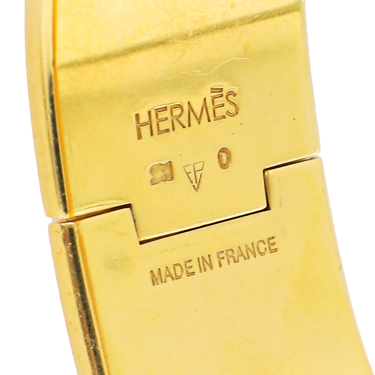 Hermes Blanc Clic Clac Bracelet