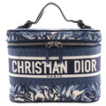 Dior Travel Vanity Embroidery Canvas Handbag