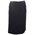 Chanel Coco Mark Wool Skirt