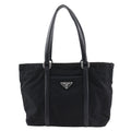 Prada BR2311 Nylon Leather Tote Bag
