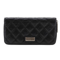 Chanel Paris New York Line Lambskin Long Wallet