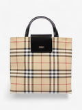 Burberry Check Tote Nova Check / Black PVC