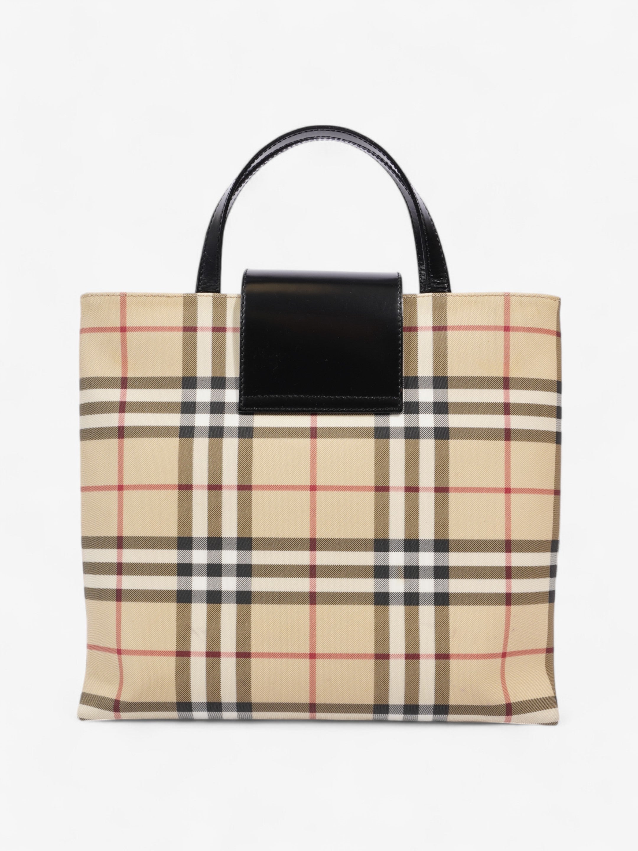 Burberry Check Tote Nova Check / Black PVC