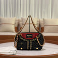 MOSCHINO QUILTED CHAIN BAG WITH CLOTHING MOTIF