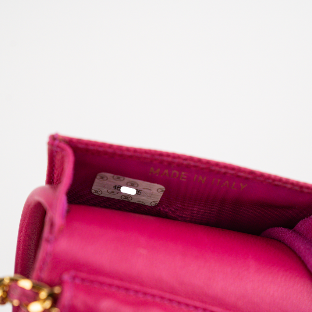 Chanel Vintage Vertical Caviar Pink Crossbody