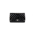 Chanel Jumbo Flap Patent Black