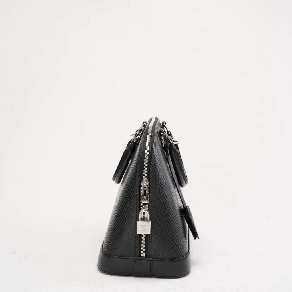 Louis Vuitton Black Epi Leather Alma PM Bag 2013