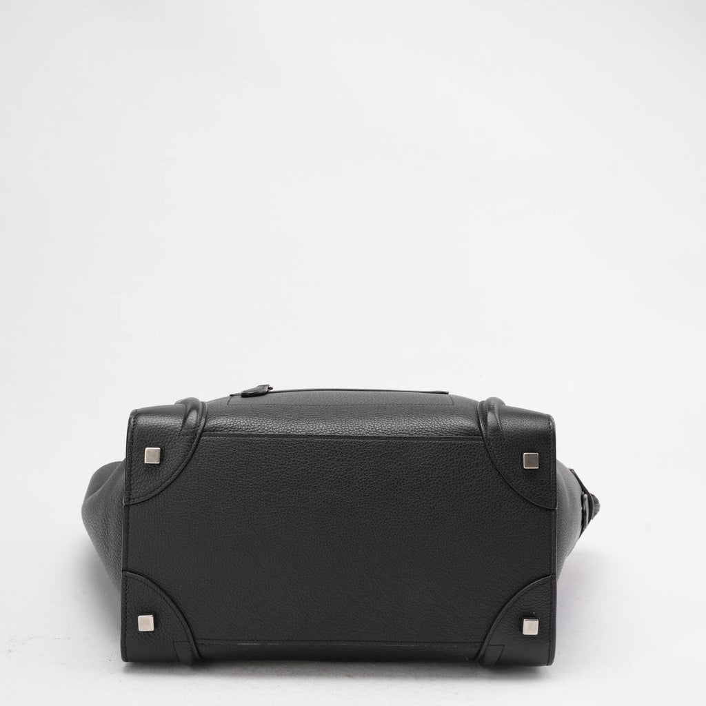 Celine Black Luggage Micro Tote 2016