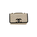 Chanel Filigree Caviar Flap Cream