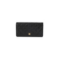 Chanel Long Wallet Caviar Black