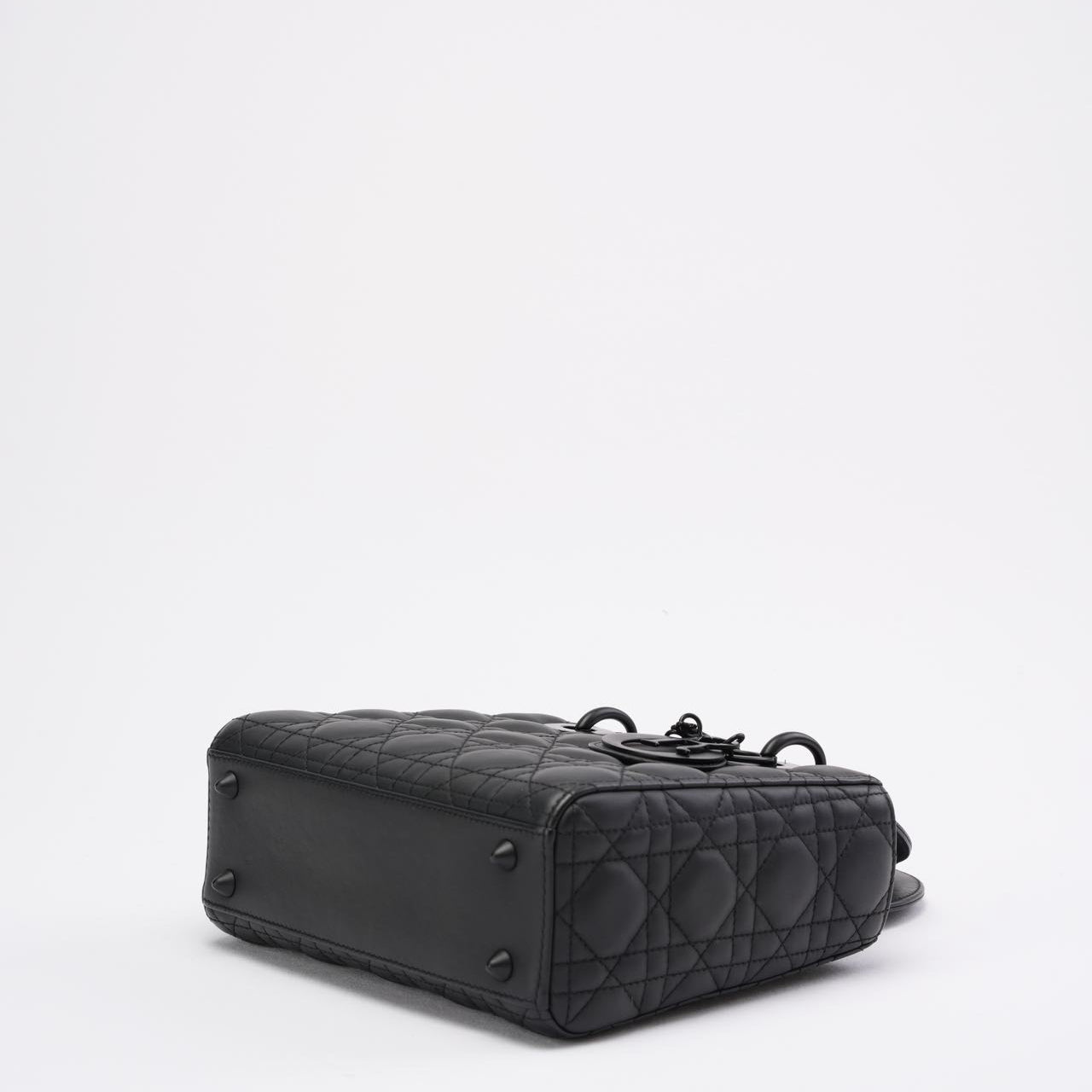Christian Dior Matte Black Small Lady Dior Bag 2020