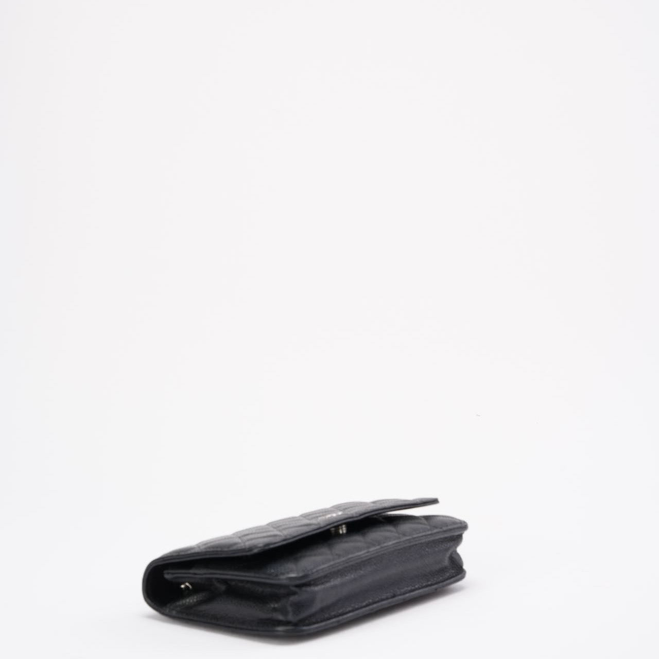 Chanel Black Caviar Leather Wallet on Chain(WOC) 2014