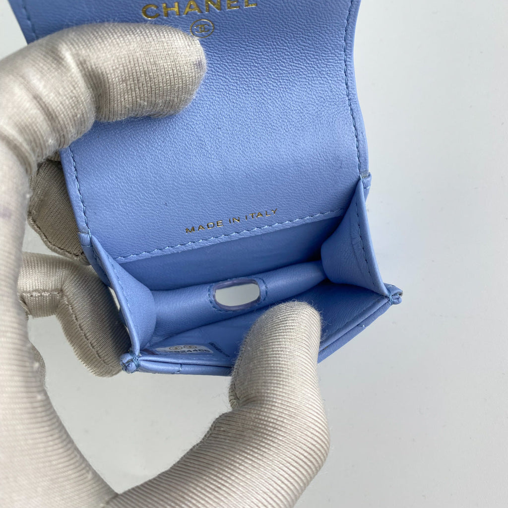 Chanel AirPods Case Blue