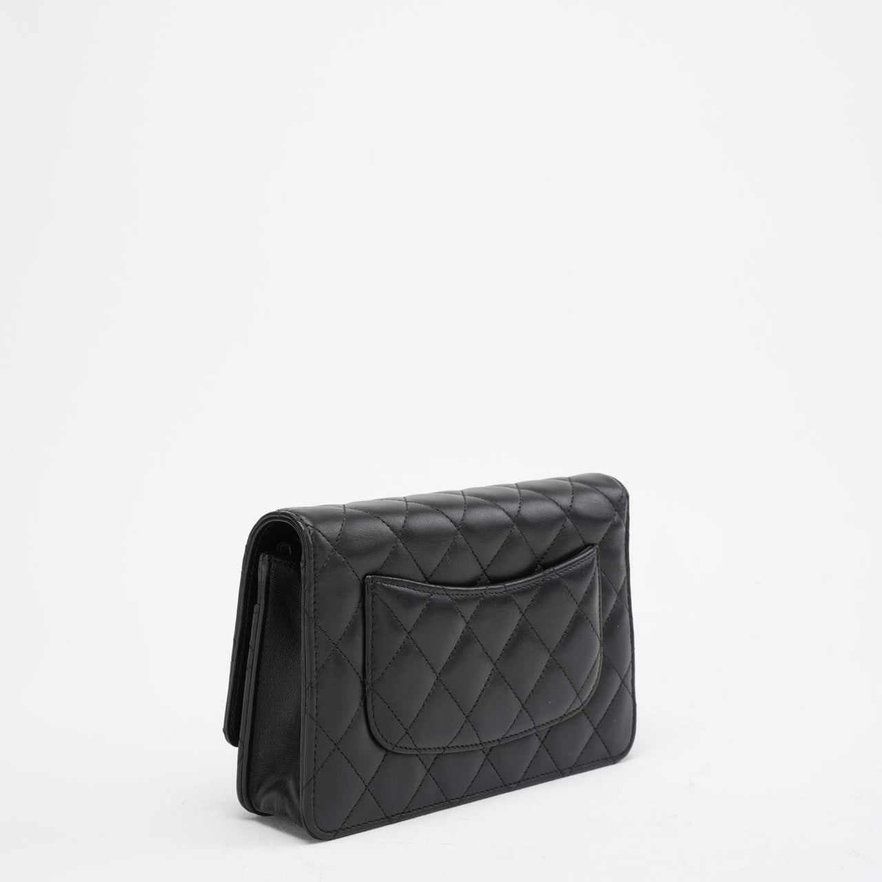 Chanel Black Classic Wallet on Chain (WOC) 2018