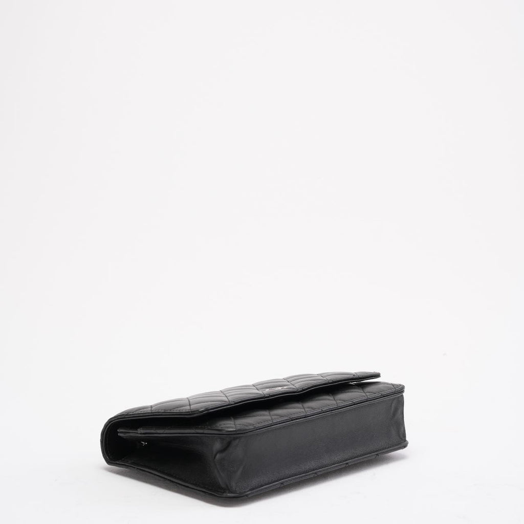 Chanel Black Classic Wallet on Chain (WOC) 2018
