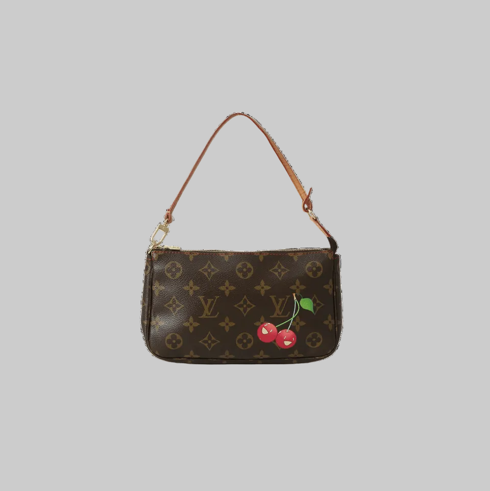 Louis Vuitton Limited Edition Monogram Cherry Blossom Pochette Accessoires