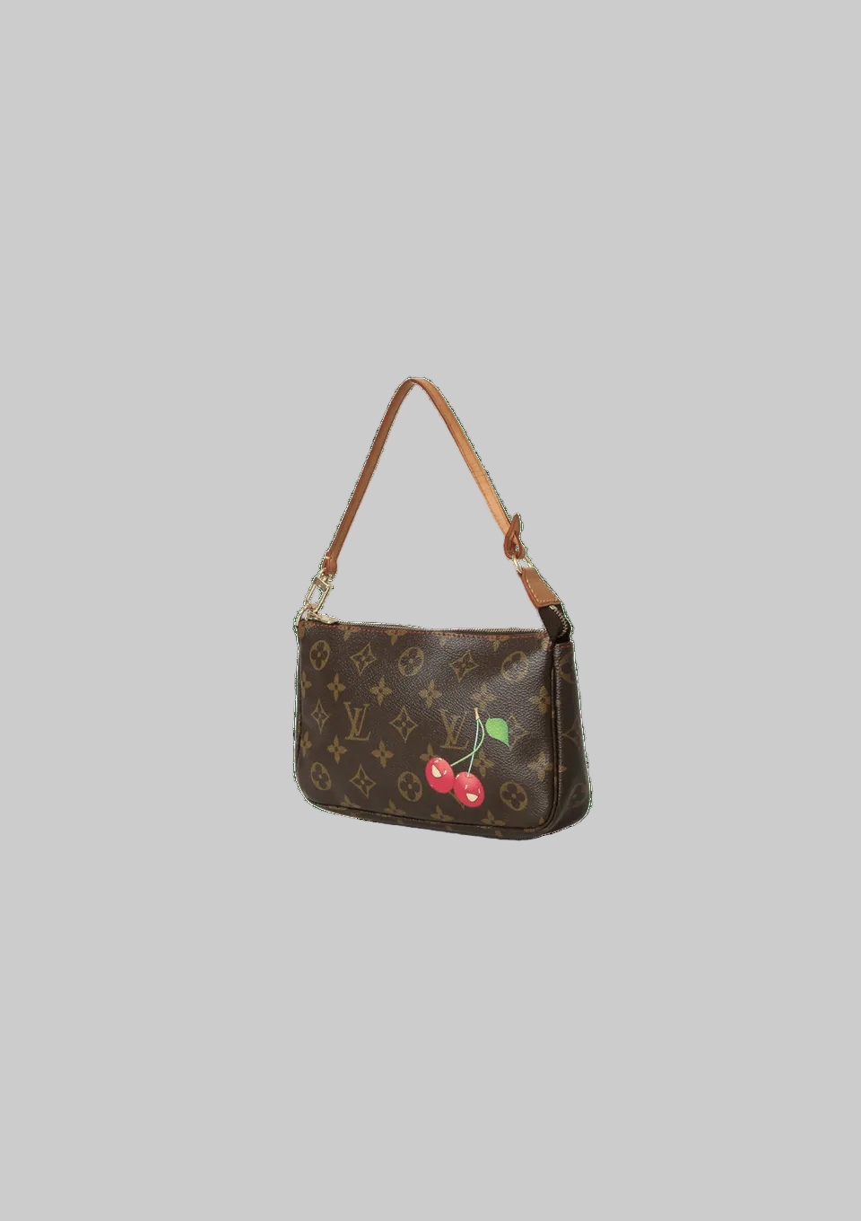 Louis Vuitton Limited Edition Monogram Cherry Blossom Pochette Accessoires