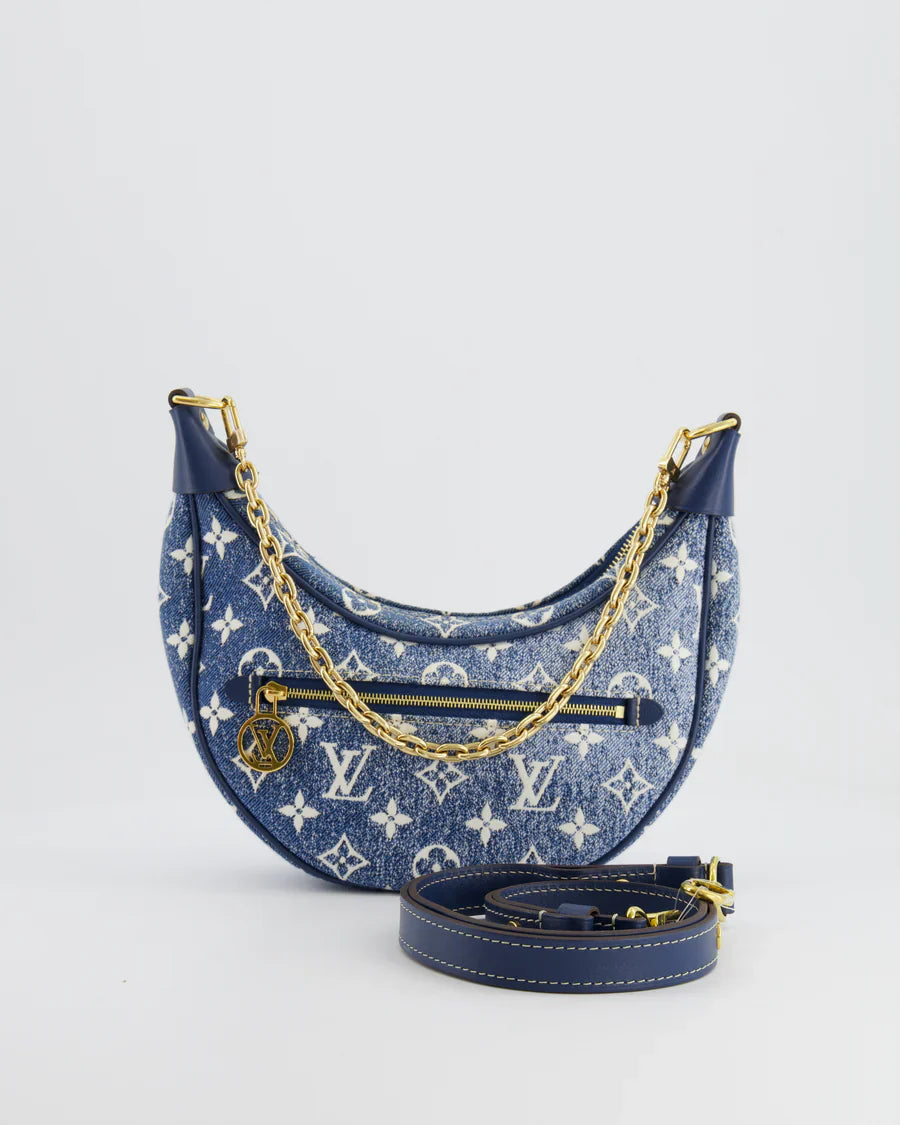 Louis Vuitton Monogram Loop Baguette Navy Denim