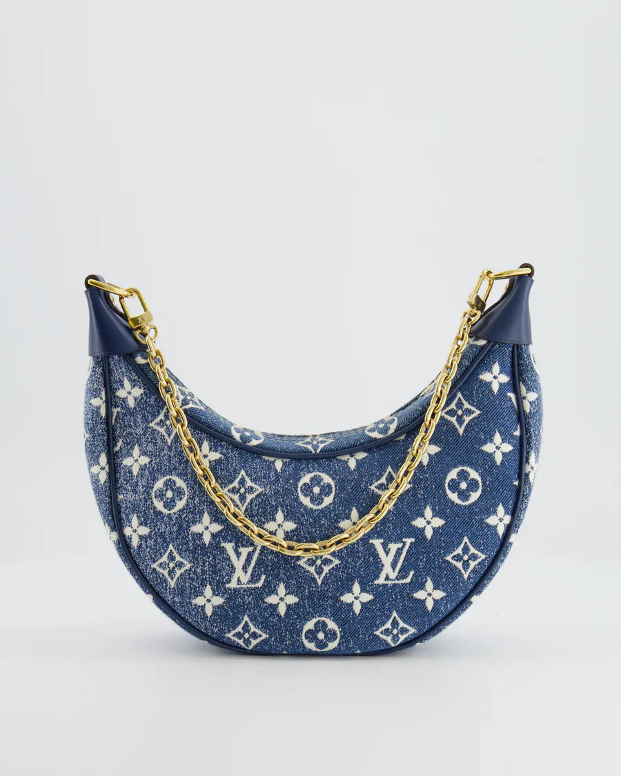 Louis Vuitton Monogram Loop Baguette Navy Denim