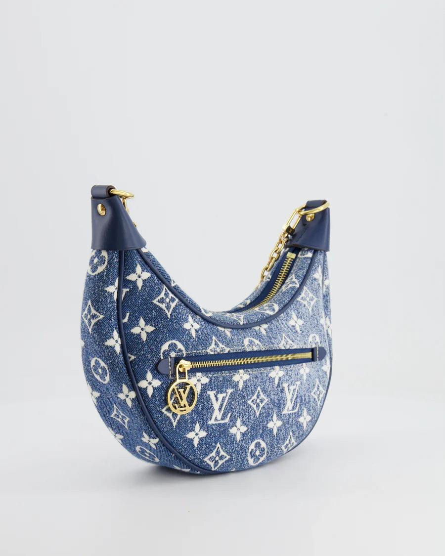 Louis Vuitton Monogram Loop Baguette Navy Denim