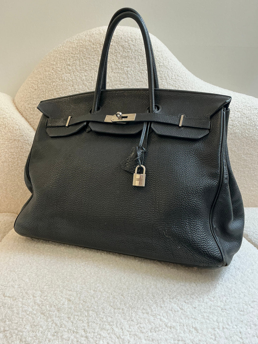 Hermes Birkin 40 Togo Black Palladium 2005