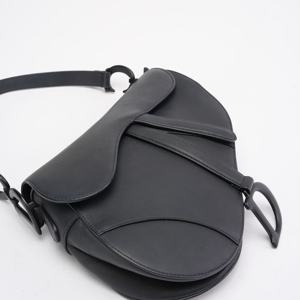 Christian Dior Saddle Bag Black Ultramatte 2022