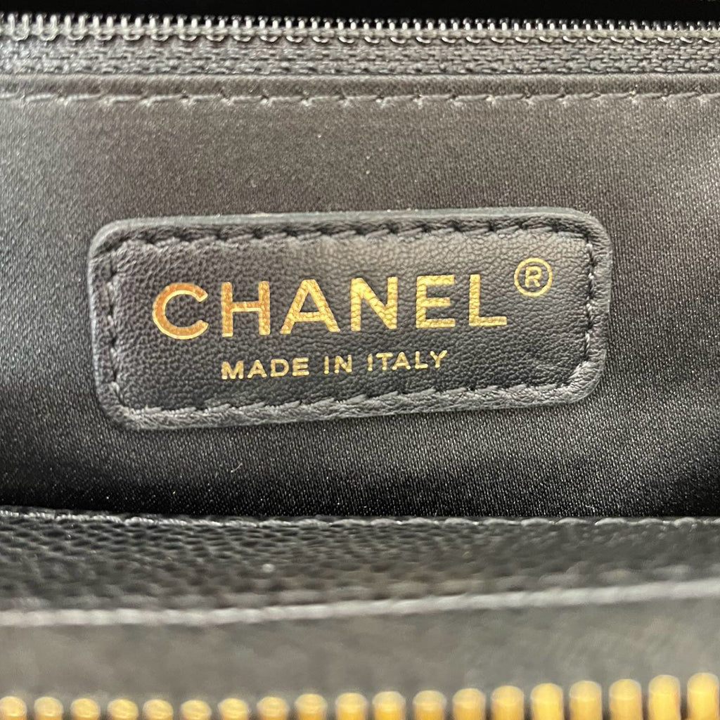 Chanel Shopping Tote GST Caviar Black  2013