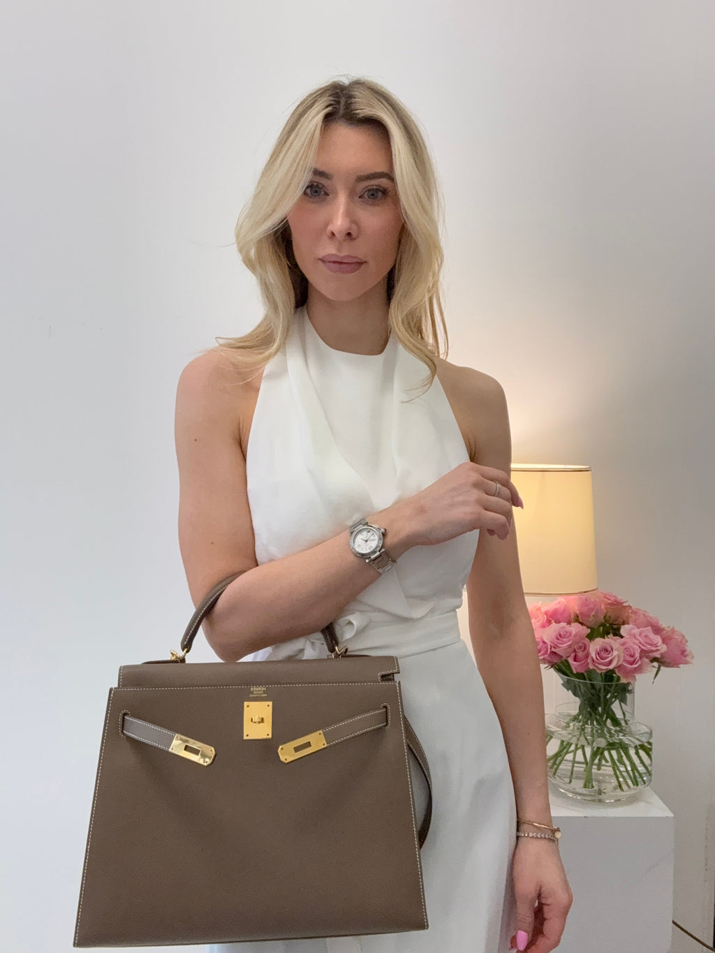 Hermes Kelly 32 Sellier Epsom Etoupe 2018