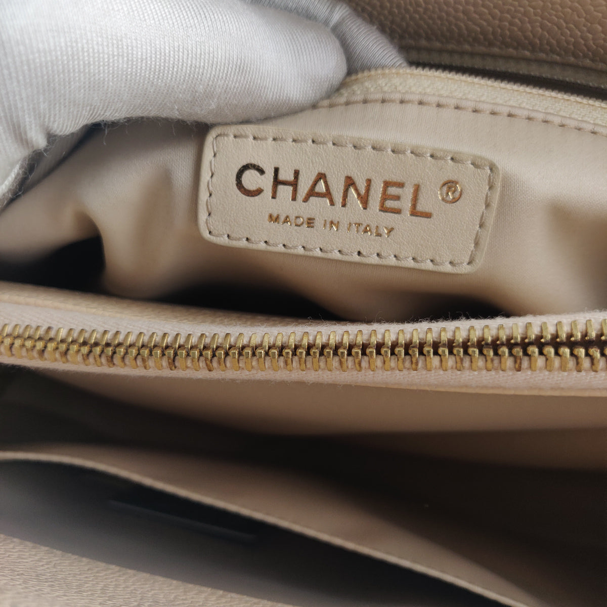 Chanel Quilted Caviar Grand Shopping Tote GST