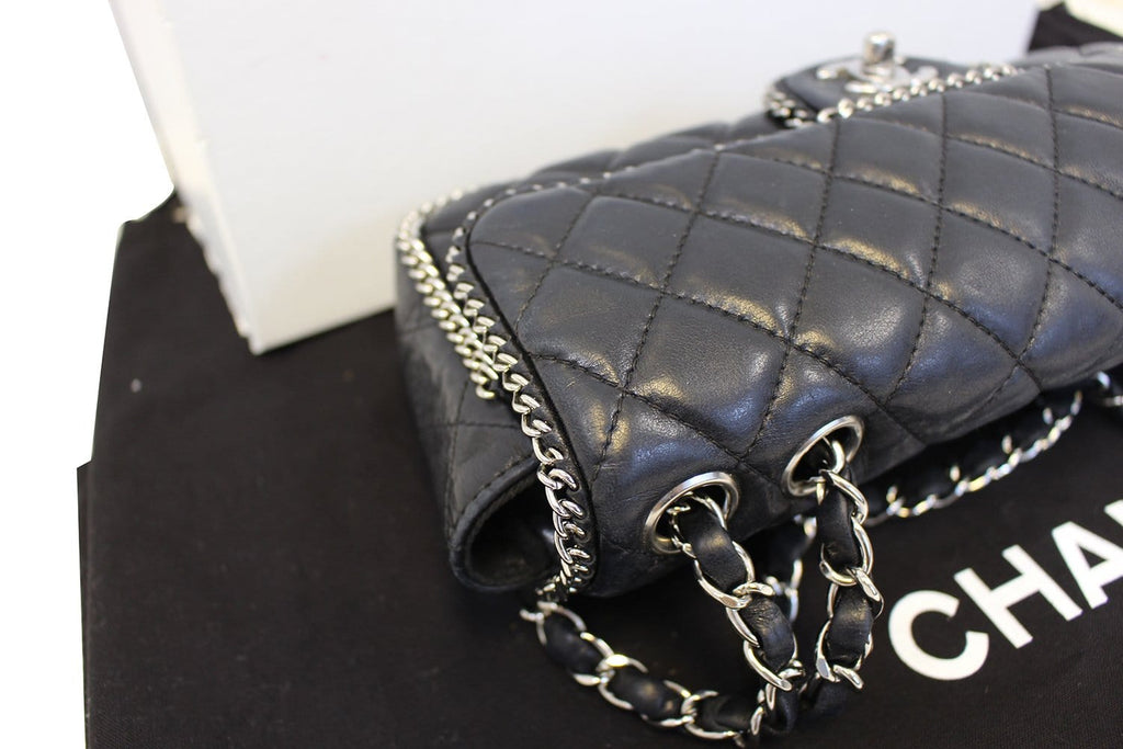 CHANEL Classic Flap Chain Trim Shoulder Bag
