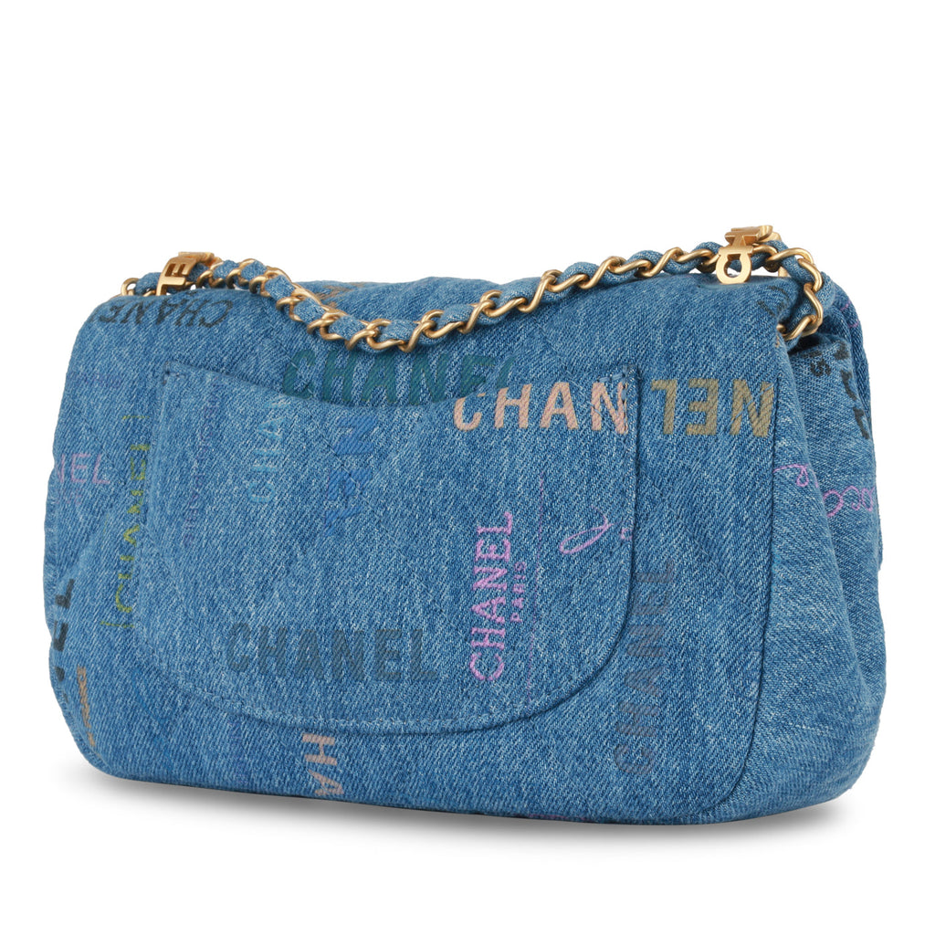 Chanel Small Flap Bag - Denim Logo