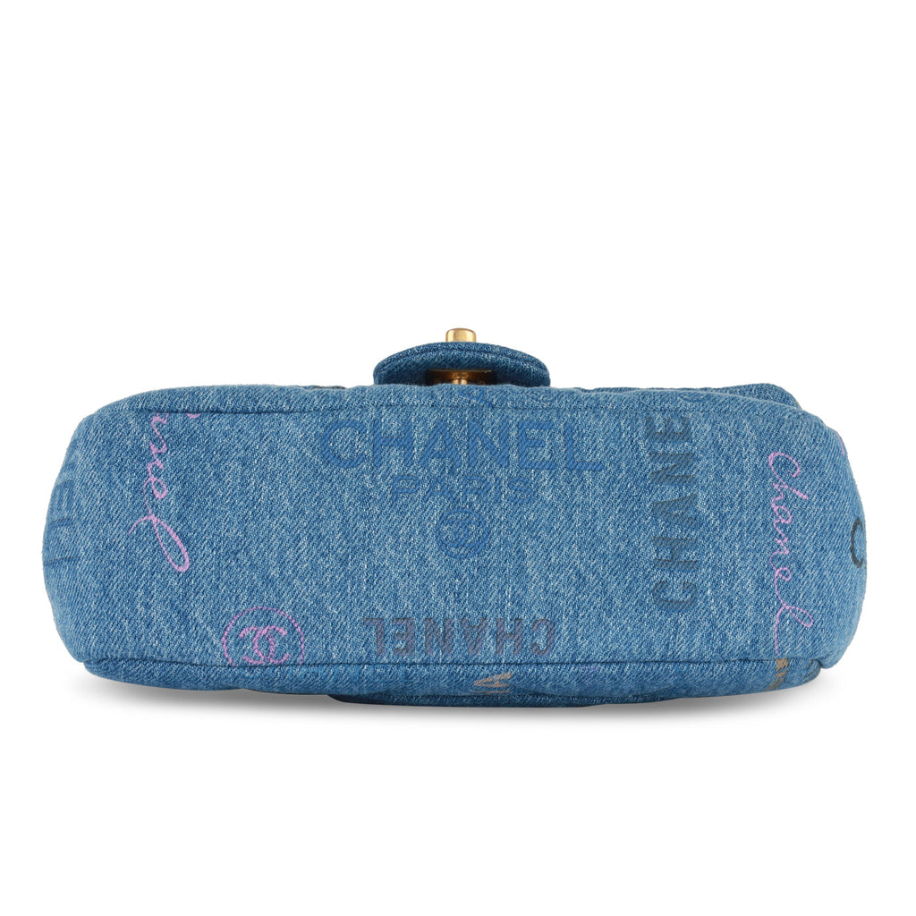 Chanel Small Flap Bag - Denim Logo