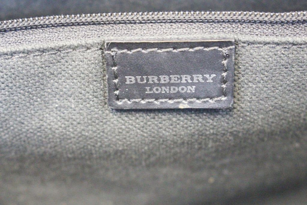 BURBERRY Nova Check Tote Shoulder Bag