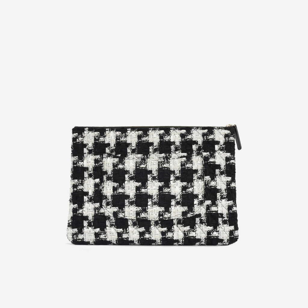 Chanel Quilted Tweed O-case